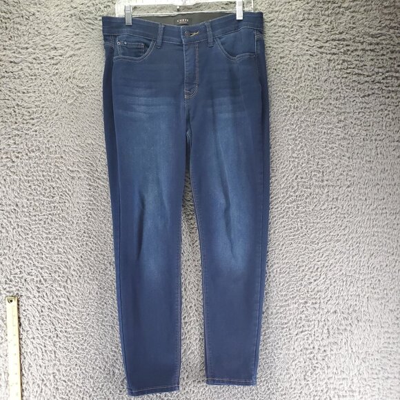 Curve Appeal Jeans Womens Size 10 Blue Curvy Fit Stretch Denim - Picture 1 of 12